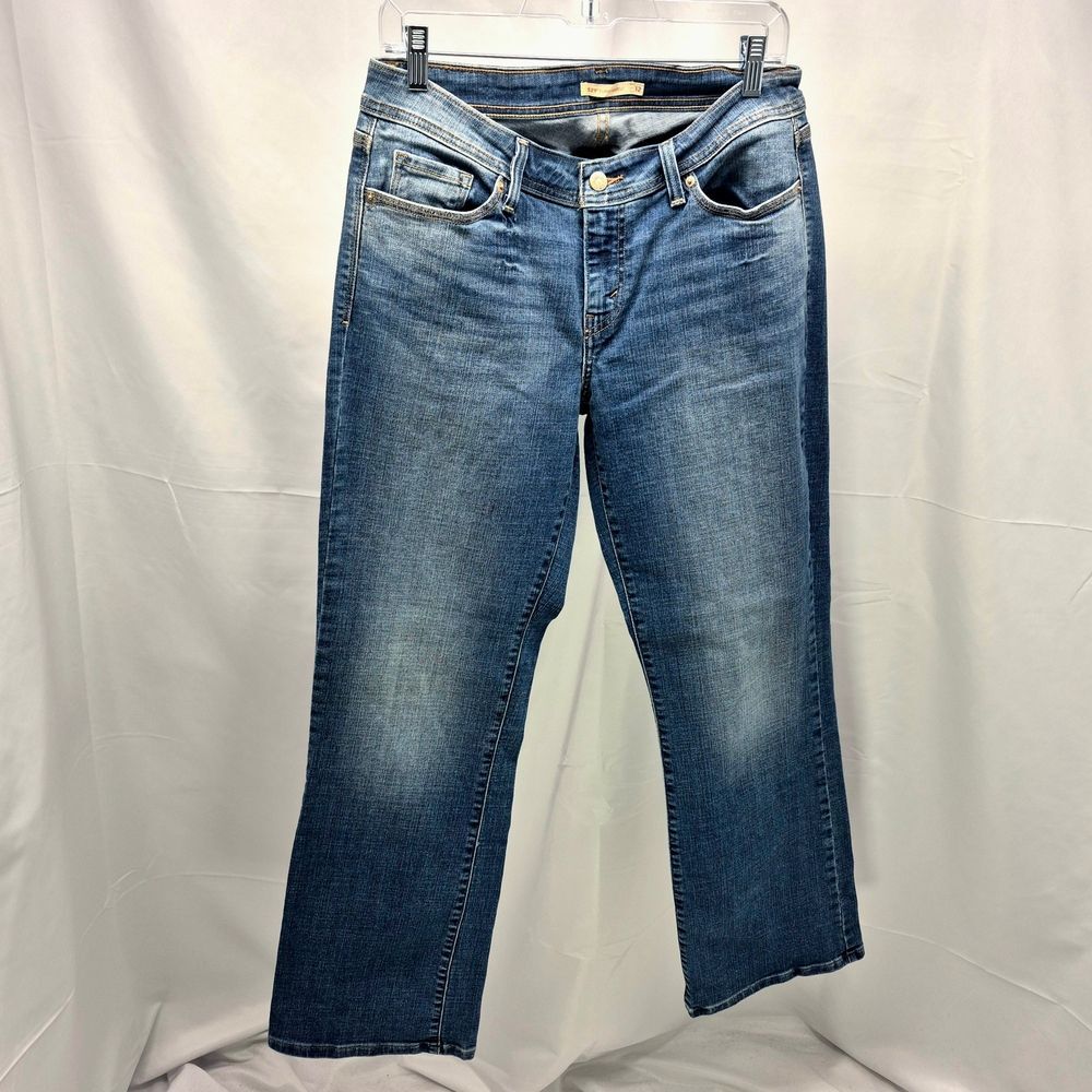 Levi's 529 Curvy Bootcut Jeans Women's Size 12 Medium Wash Mid-Rise Stretch